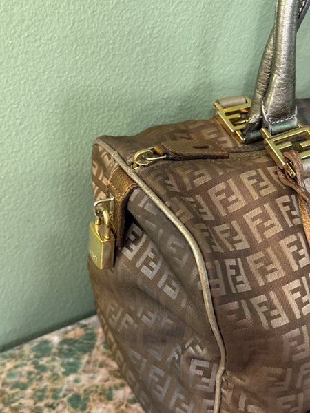 FENDI ZUCCHINO DEGRADÉ BOSTON BAG