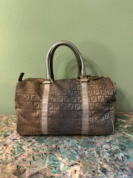 FENDI ZUCCHINO DEGRADÉ BOSTON BAG