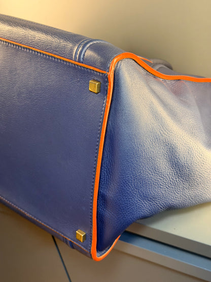 CÈLINE NAVY PHANTON LUGGAGE HANDBAG