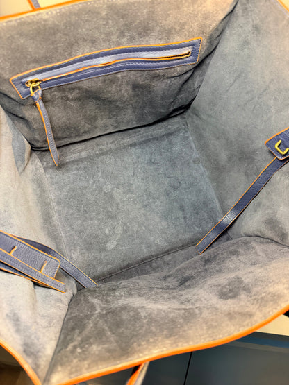 CÈLINE NAVY PHANTON LUGGAGE HANDBAG