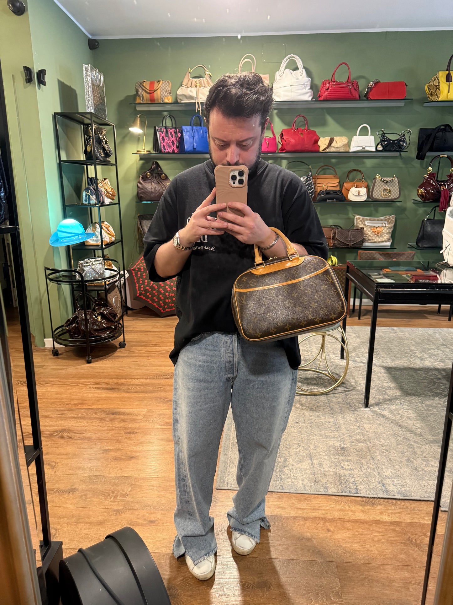 LOUIS VUITTON MONOGRAM TROUVILLE HANDBAG