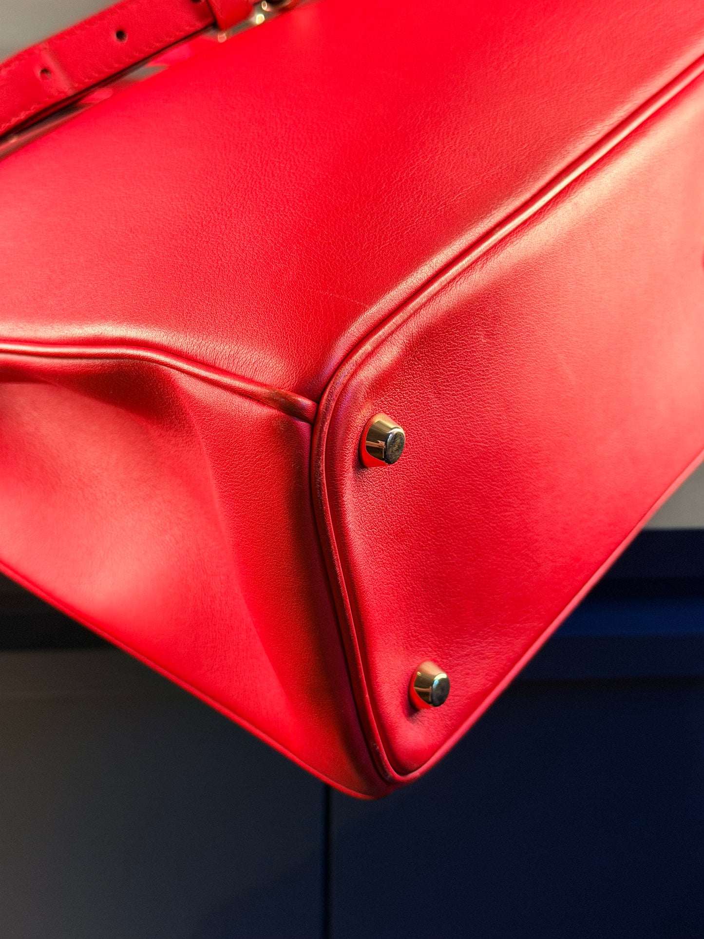 DIOR RED LARGE DIORISSIMO HANDBAG