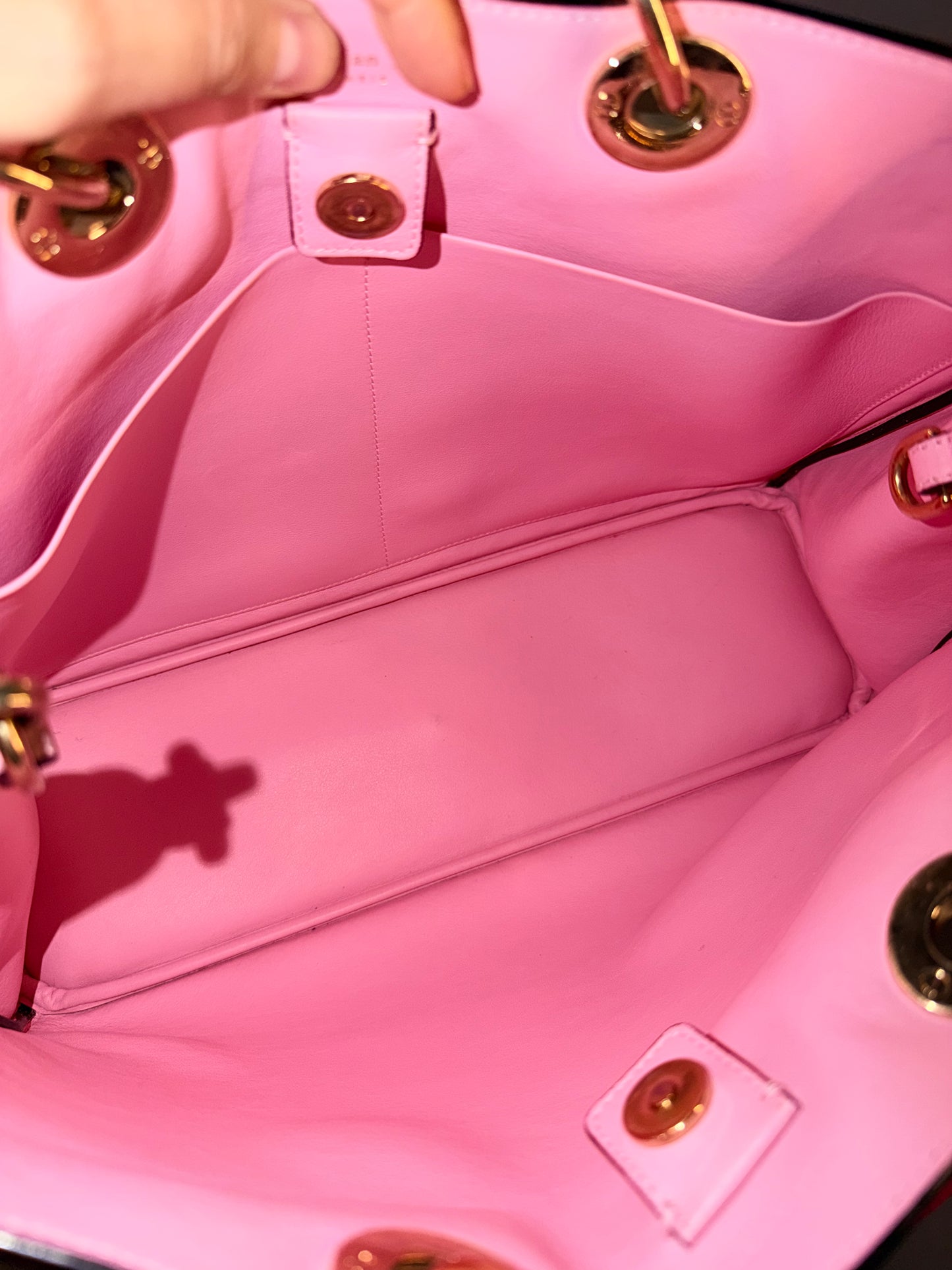 DIOR RED LARGE DIORISSIMO HANDBAG