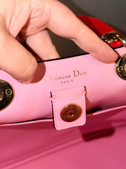DIOR RED LARGE DIORISSIMO HANDBAG