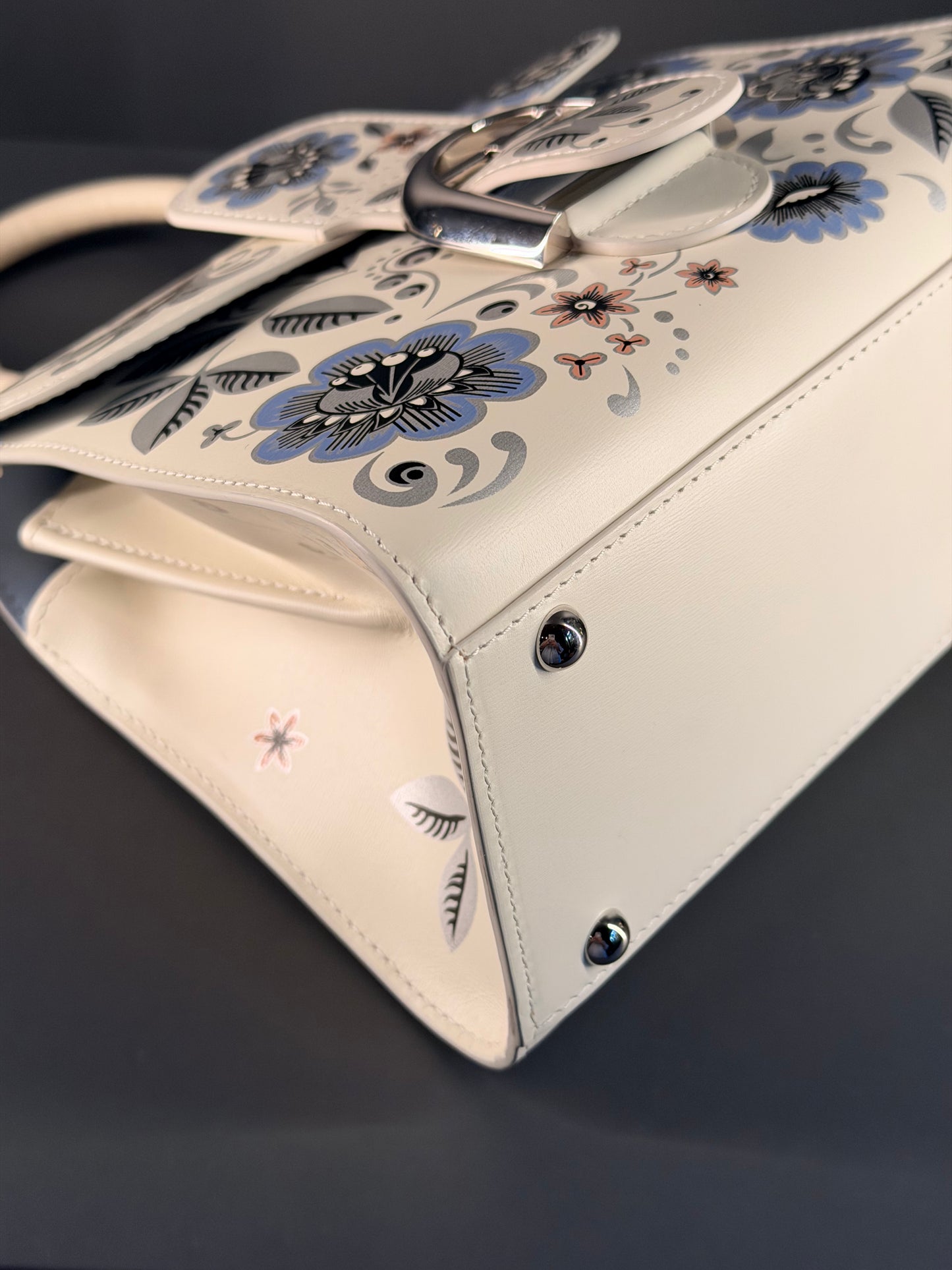 DELVAUX MINI BLOOMING CRYSTALLINE BRILLANT HANDBAG