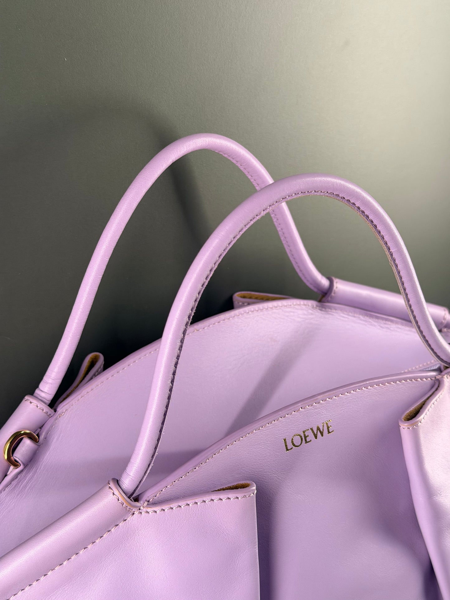 LOEWE LILAC SMALL PASEO HANDBAG