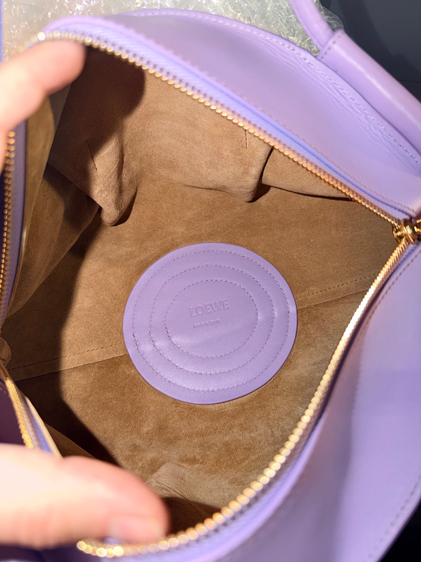 LOEWE LILAC SMALL PASEO HANDBAG