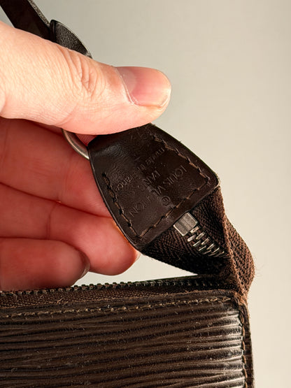 LOUIS VUITTON BROWN EPI POCHETTE ACCESSOIRES