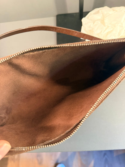 LOUIS VUITTON BROWN EPI POCHETTE ACCESSOIRES