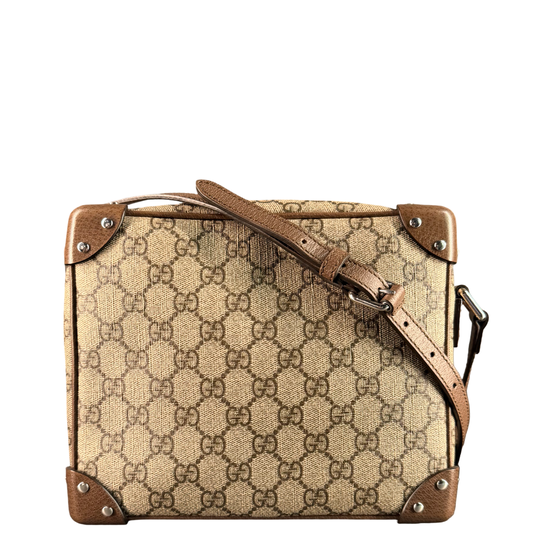 GUCCI GG SUPREME SOFT TRUNK CROSSBODY BAG