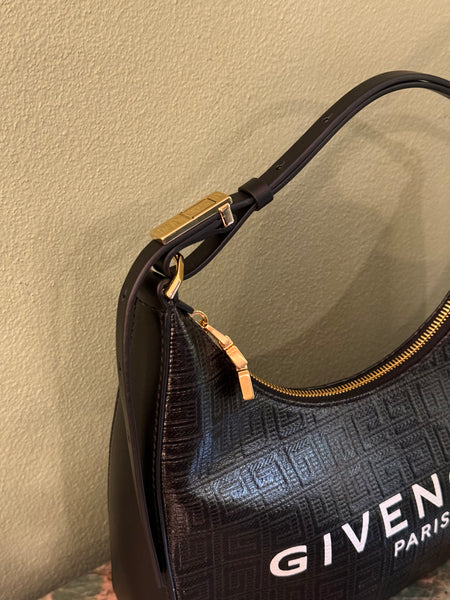 GIVENCHY BLACK MOON CUT OUT SMALL HOBO BAG