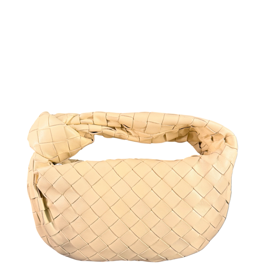 BOTTEGA VENETA BUTTER YELLOW MINI JODIE HANDBAG