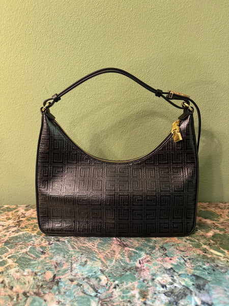 GIVENCHY BLACK MOON CUT OUT SMALL HOBO BAG