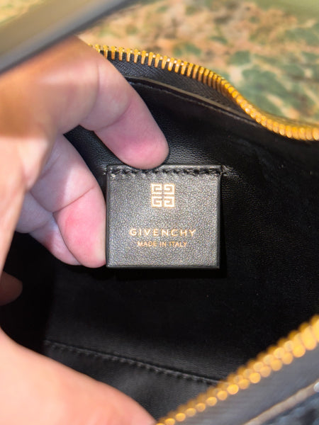 GIVENCHY BLACK MOON CUT OUT SMALL HOBO BAG