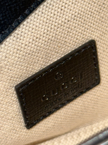 GUCCI BLACK SMALL HORSEBIT 1955 SHOULDER BAG