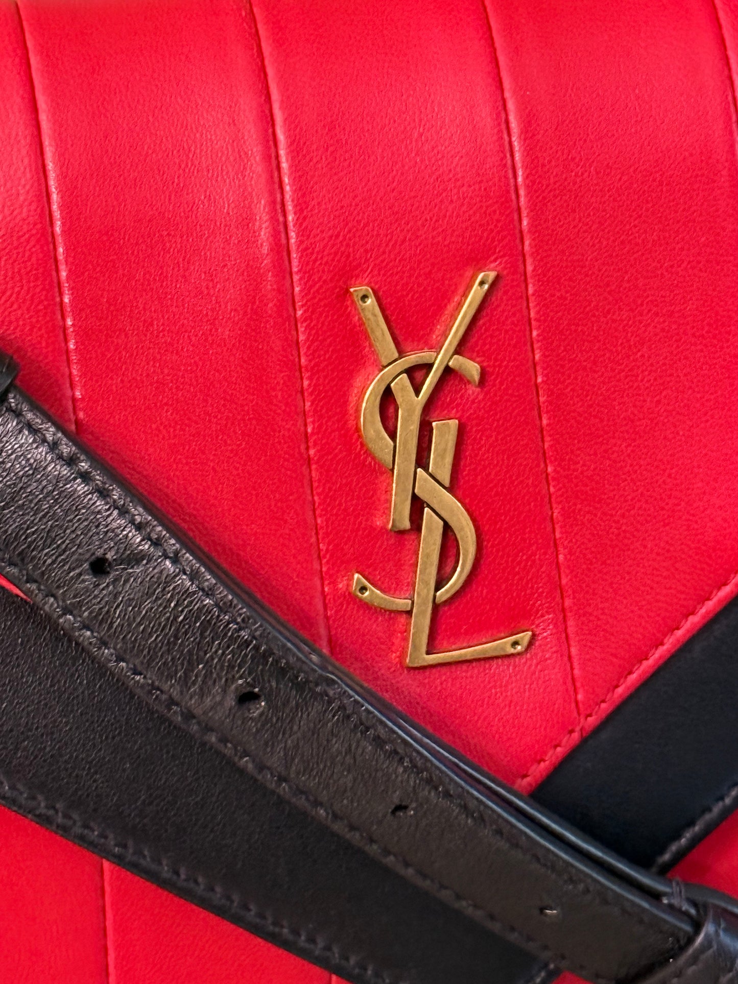 SAINT LAURENT BI COLOR GABY SHOULDER BAG