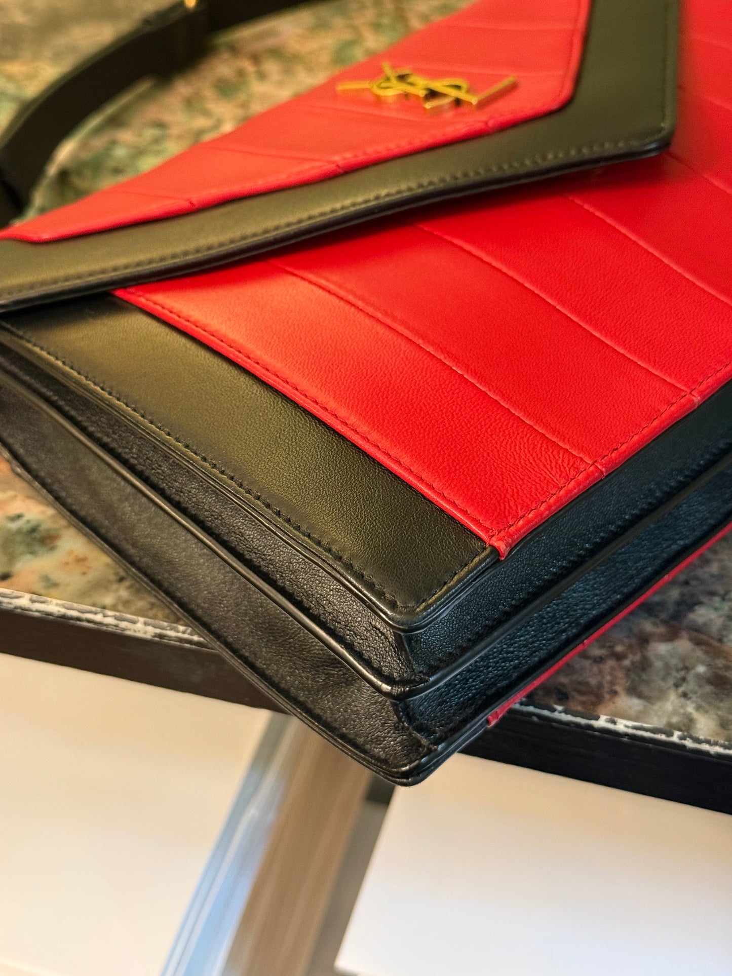 SAINT LAURENT BI COLOR GABY SHOULDER BAG
