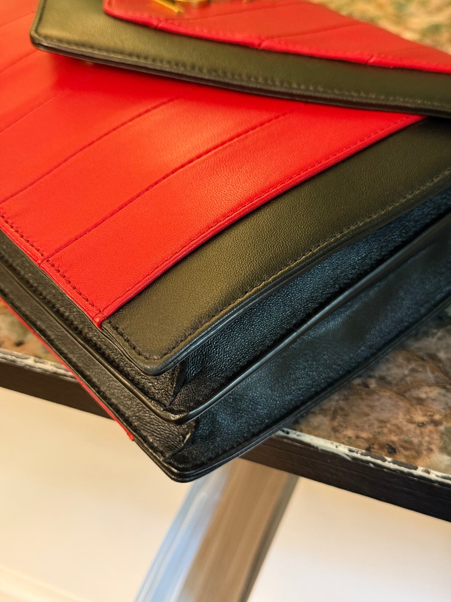 SAINT LAURENT BI COLOR GABY SHOULDER BAG