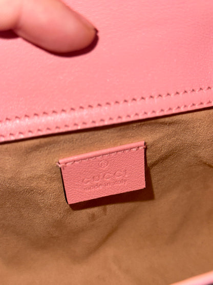 GUCCI PINK MINI DIANA HANDBAG