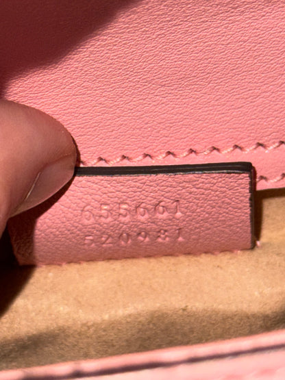 GUCCI PINK MINI DIANA HANDBAG