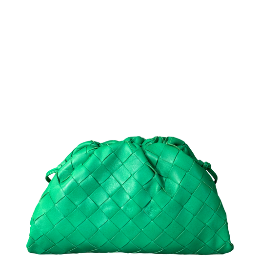BOTTEGA VENETA INTRECCIATO PARAKEET MINI POUCH