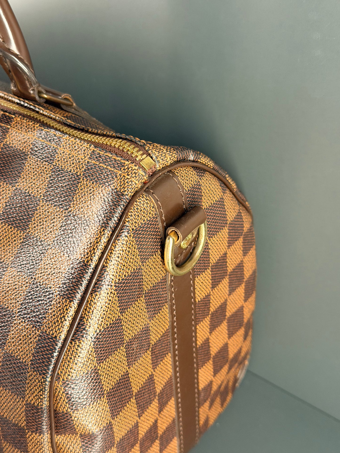 LOUIS VUITTON DAMIER EBENE SPEEDY BANDOULIERE 30 BOSTON BAG