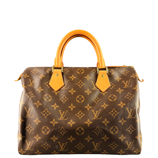 LOUIS VUITTON MONOGRAM SPEEDY 30 BOSTON BAG