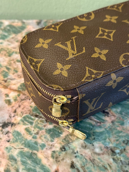 LOUIS VUITTON MONOGRAM SMALL JEWELRY TROUSSE