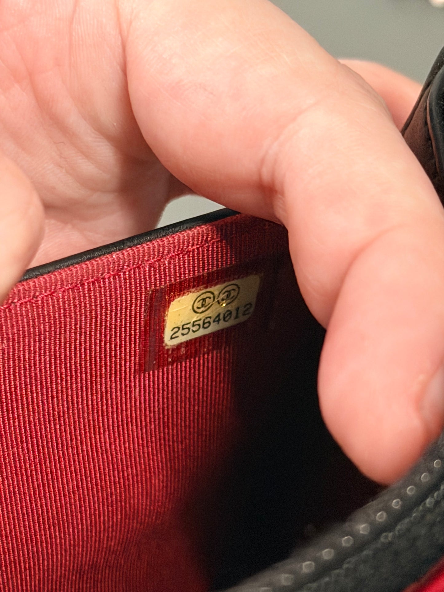 CHANEL BI COLOR GABRIELLE WALLET ON CHAIN