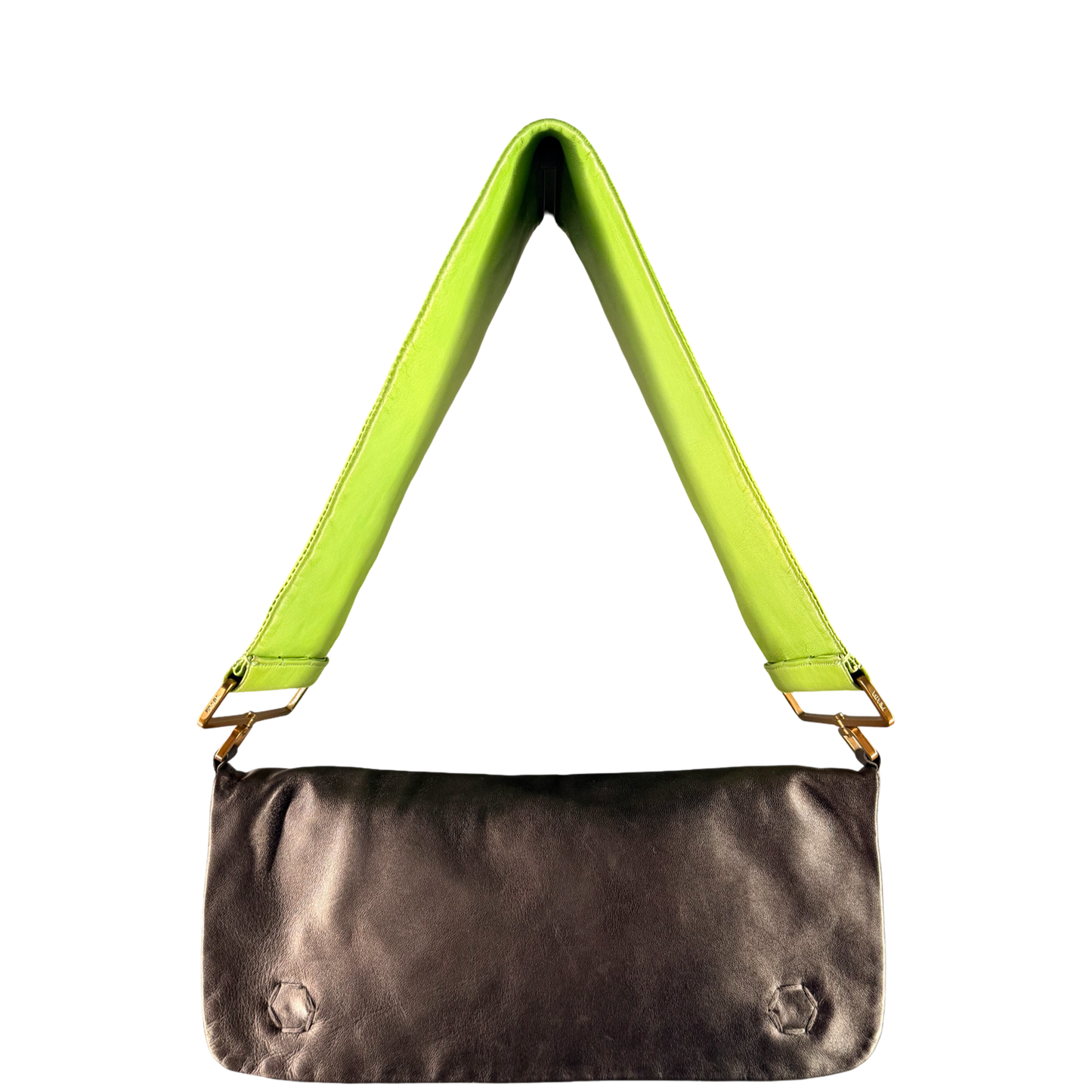 PRADA TRI COLOR FLAT MAXI HANDLE SHOULDER BAG