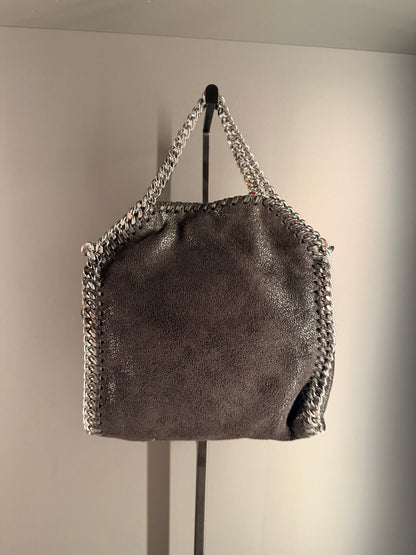 STELLA MCCARTNEY BLACK TINY FALABELLA CROSSBODY BAG