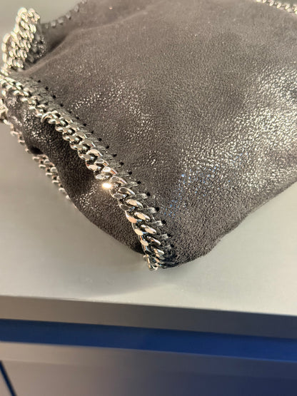 STELLA MCCARTNEY BLACK TINY FALABELLA CROSSBODY BAG