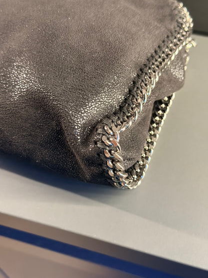 STELLA MCCARTNEY BLACK TINY FALABELLA CROSSBODY BAG