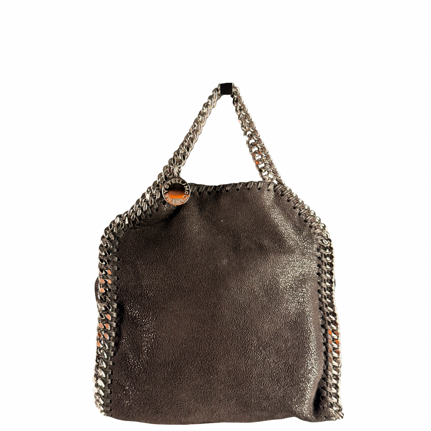STELLA MCCARTNEY BLACK TINY FALABELLA CROSSBODY BAG