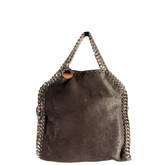 STELLA MCCARTNEY BLACK TINY FALABELLA CROSSBODY BAG