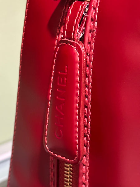 CHANEL BORDEAUX QUILTED BOSTON BAG